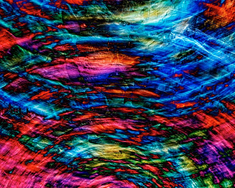 Colorful swirling abstract art with vibrant motion and texture effects, ideal for modern décor.