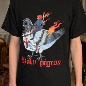 t shirt  holy pigeon